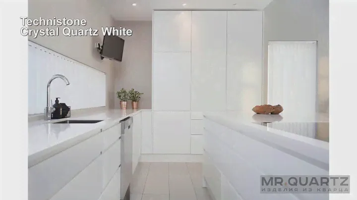 Кварцевый камень Technistone Crystal Quartz White