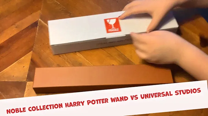Unboxing Harry Potter Wand: "Noble Collection vs Universal Studios"