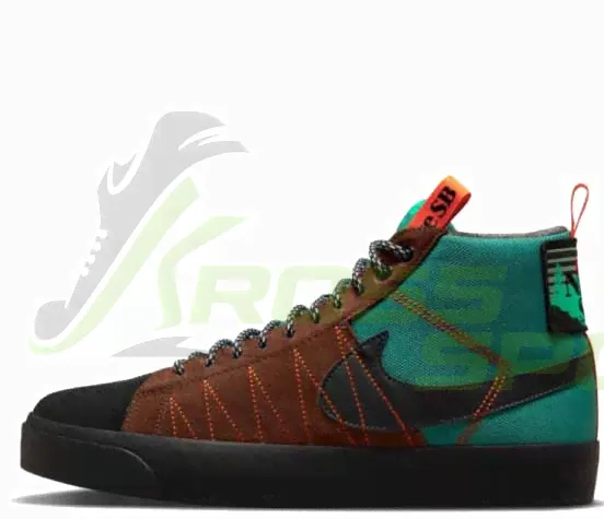Nike SB Zoom Blazer Mid Premium Noble Green термо-0
