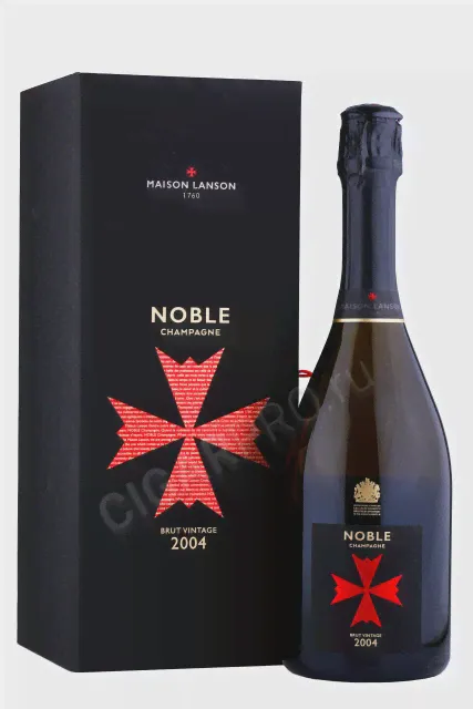 Lanson Noble Champagne Brut 2004 Шампанское Лансон Нобль Шампань Брют 2004г 0.75л в подарочной упаковке-0