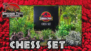Schach Spiel Jurassic Park von Noble Collection / Chess Set Review Deutsch / German