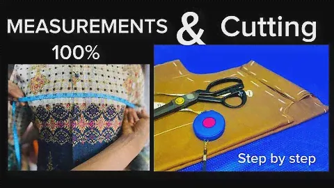 How to measure and cut a senator shirt step by step ( how to take a kaftan shirt measurement)