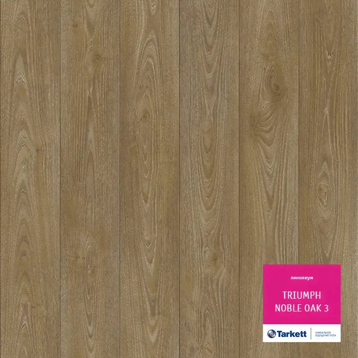 Линолеум полукоммерческий "Tarkett" Triumph Noble Oak 3 (3,5м)
