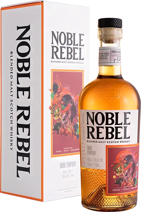Виски Noble Rebel Smoke Symphony Blended Malt Whisky (gift box)