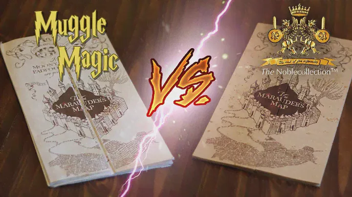 Muggle Magic VS Noble Collection - Marauder's Map Edition