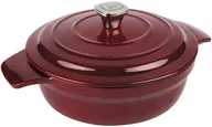 Кастрюля Rondell "Noble Red" с крышкой, круглая, цвет: красный, 2,7 л (арт. RDI-703)