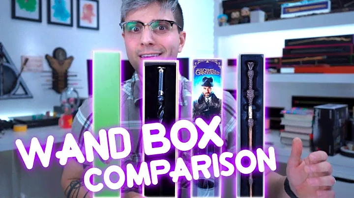 Wand Box Comparison, Noble Collection, Barns and Noble, Universal Studios