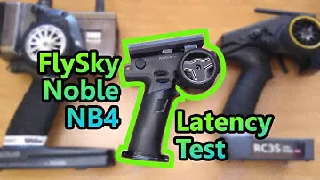 FlySky Noble NB4 Latency Test VS Radiolink VS Futaba