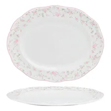 Блюдо овальное 34 cм,фарфор "NOBLE" серия "Retro Ritz-La Vie En Rose" 81229636
