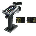 FlySky Noble NB4 Pro 2,4 ГГц 18-канальный AFHDS 3 Версия для США Радиопередатчик 3,5-дюймовый цветной сенсорный экран Металлический кронштейн Ручка с радиоуправляемым приемником FGr4B / FGr8B для ради
