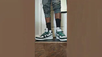 Nike Terminator High Noble Green on feet